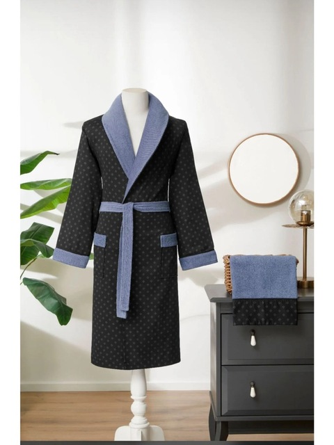 MASKULEN ETHNIC INDIGO BORNOZ SETI (L) 1