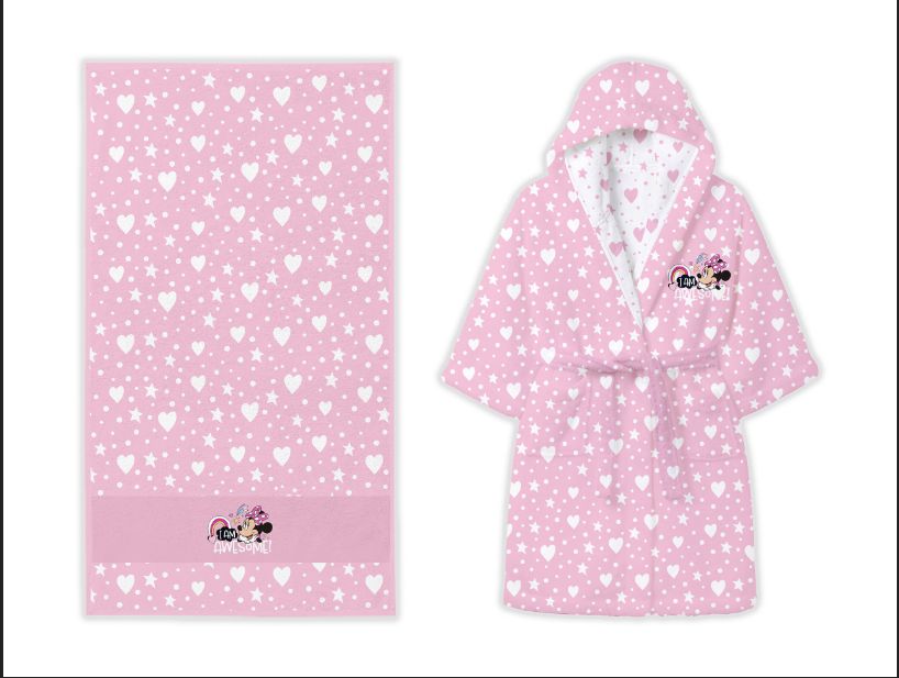 DSNY MINIE MOUSE AWSM PB BORNOZ SETI 7-8 1