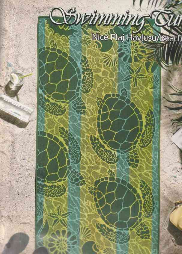 NICE SWIMMING TURTLES 24 PLAJ 70*150 1