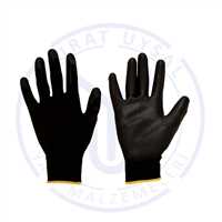 JUNİOR PU ELDİVEN  SİYAH NO:8 1