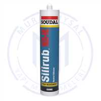 SOUDAL SİLİRUB NO-5HE  NÖTR SİLİKON BEYAZ  300 ML 1