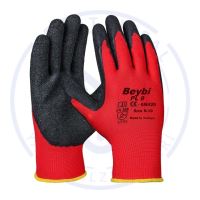 BEYBİ PL9  POLYESTER ÖRME LAKTEKS CAMCI ELDİVENİ KIRMIZI NO:10 1