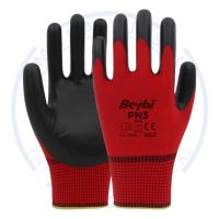 PN3 ASTARLI NİTRİL ELDİVEN KIRMIZI NO:10 1
