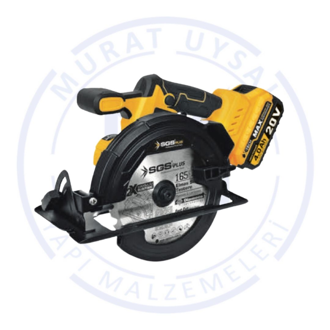 SGS AKÜLÜ SUNTA KESME MAKİNESİ SETİ 165 MM 1*4,0 Ah (KÖMÜRSÜZ MOTOR) 1