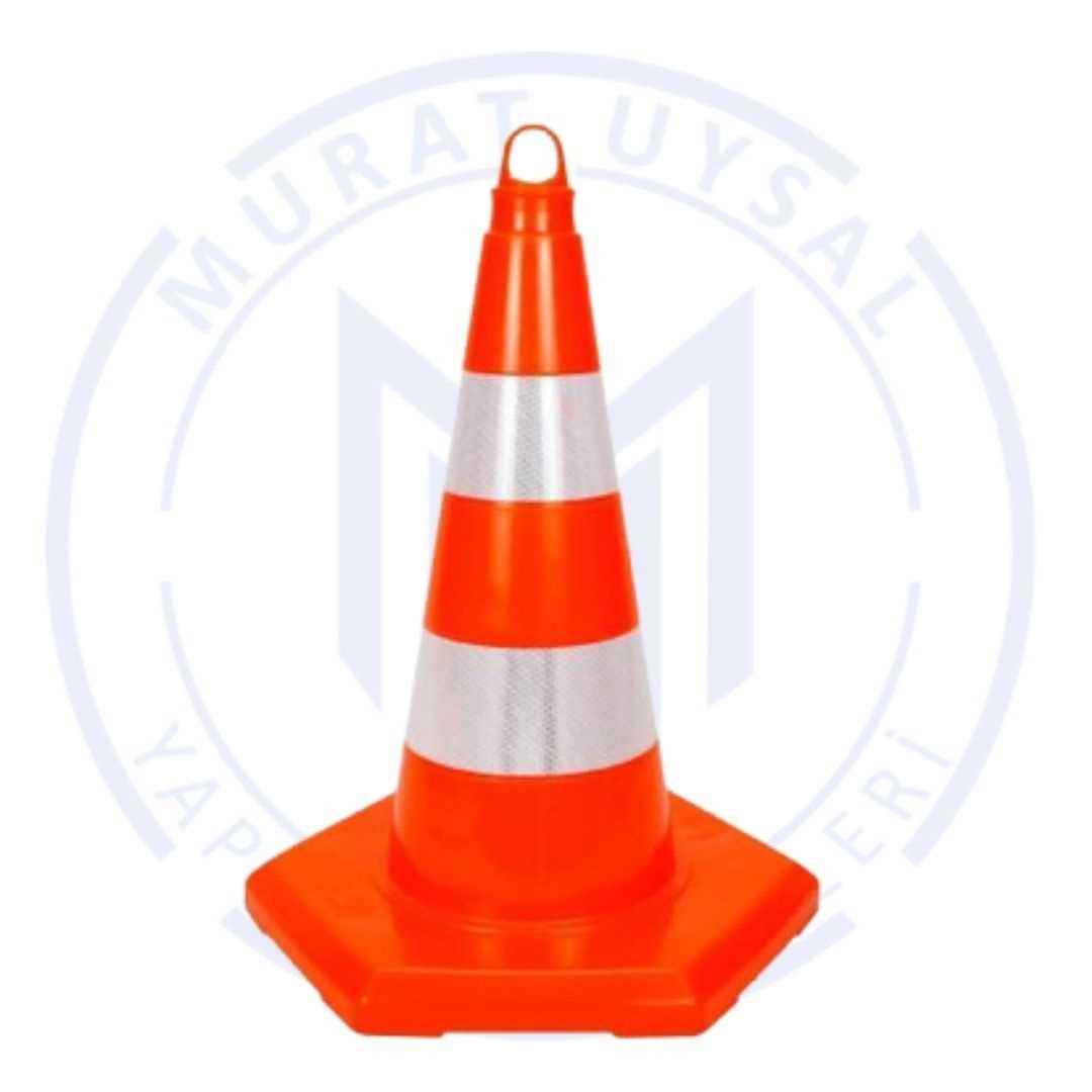 TRAFİK  KONİSİ YUMUŞAK 50 CM 1