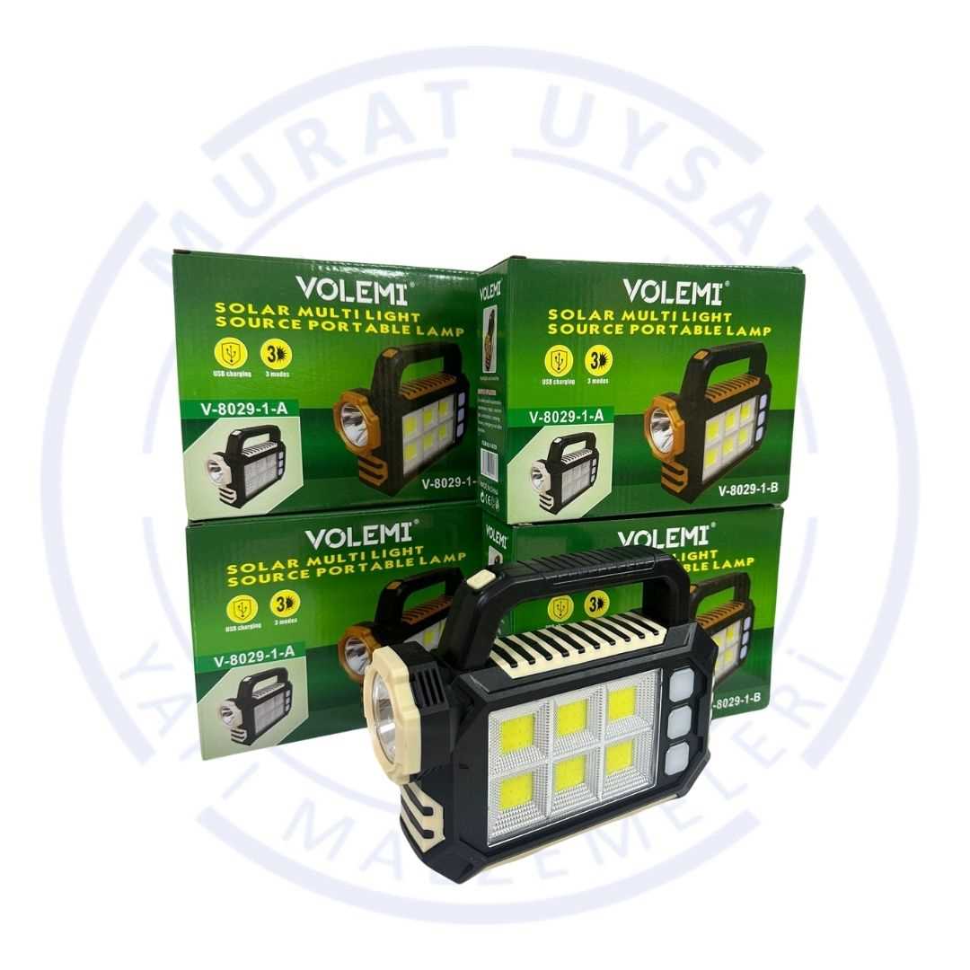 VOLEMİ SOLAR MULTİ LİGHT EL FENERİ 1
