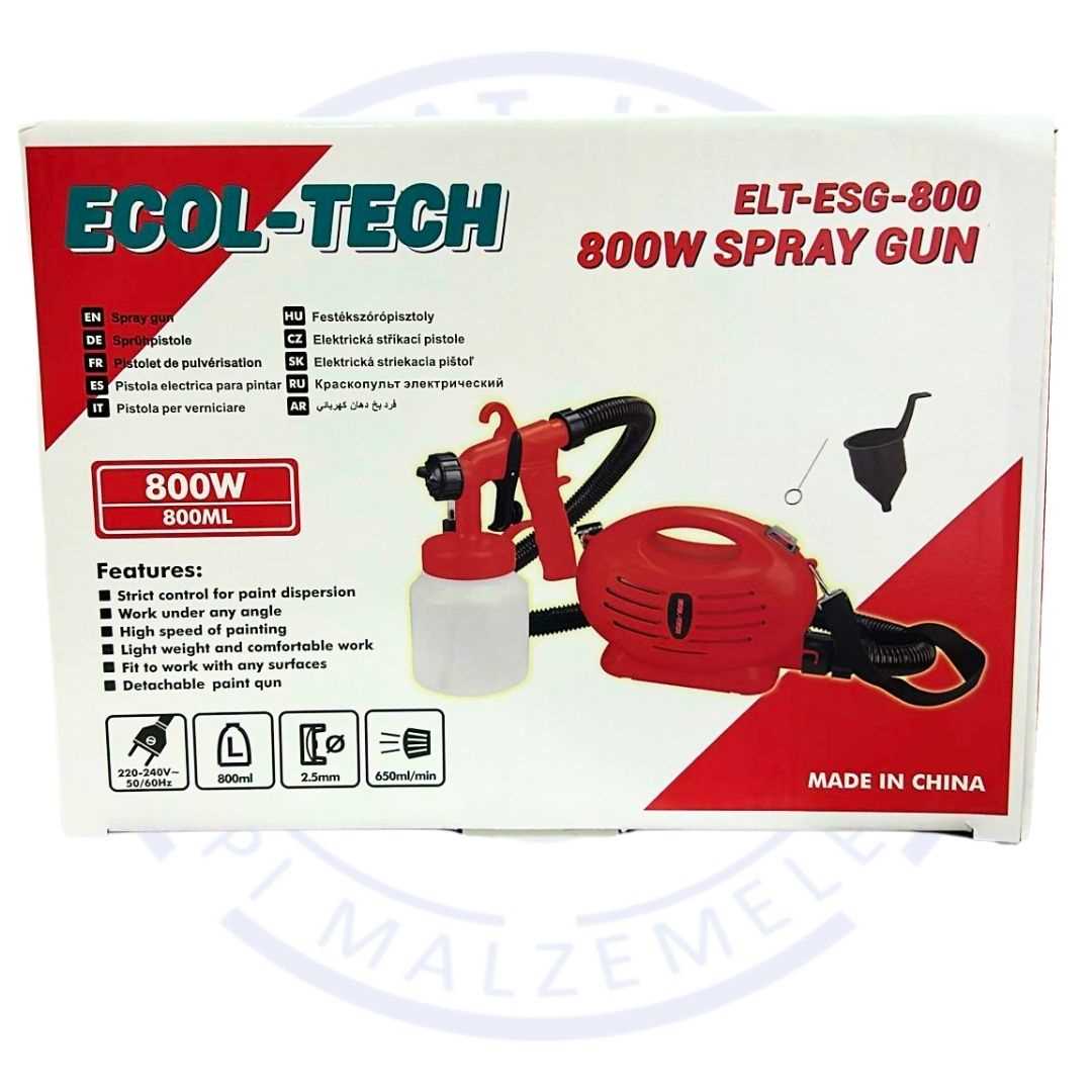 ECOL-TECH ELEKTİRKLİ BOYA TABANCASI 800V 1