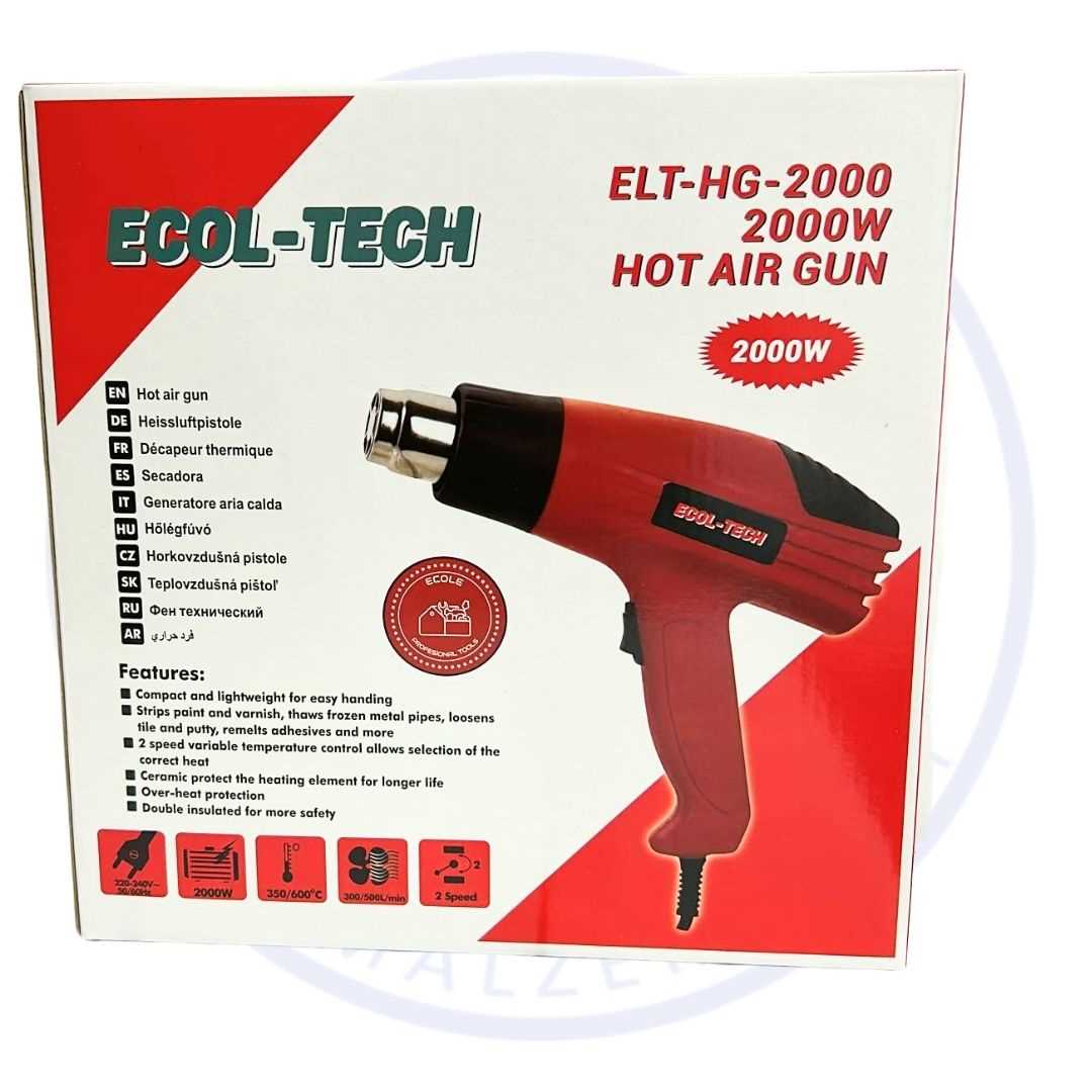 ECOL-TECH SICAK HAVA TABANCASI 2000W 1