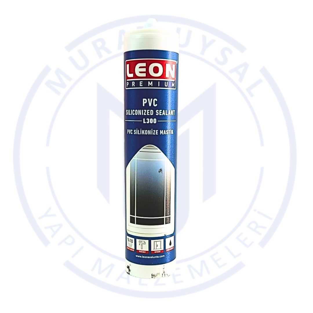 LEON SİLİKONİZE MASTİK ANTRASİT GRİ 500 GR 1