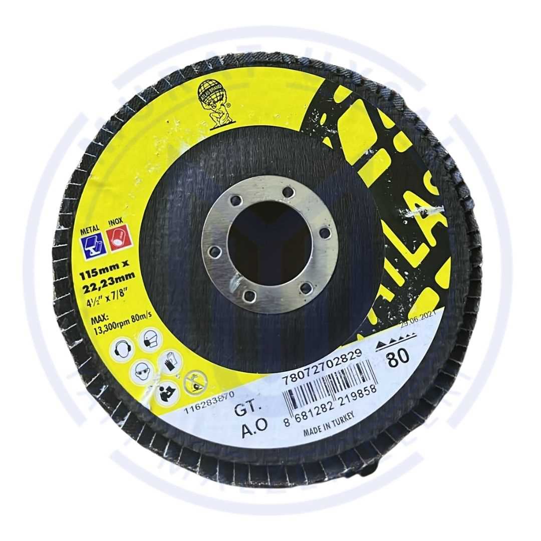 ATLAS ALÜMİNYUM OKSİT FLAP DİSK P40 115*22 1