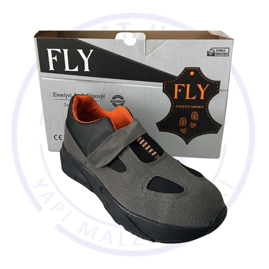 FLY ÇELİK BURUNLU YAZLIK İŞ AYAKKABISI (SÜET)-39 NUMARA 1