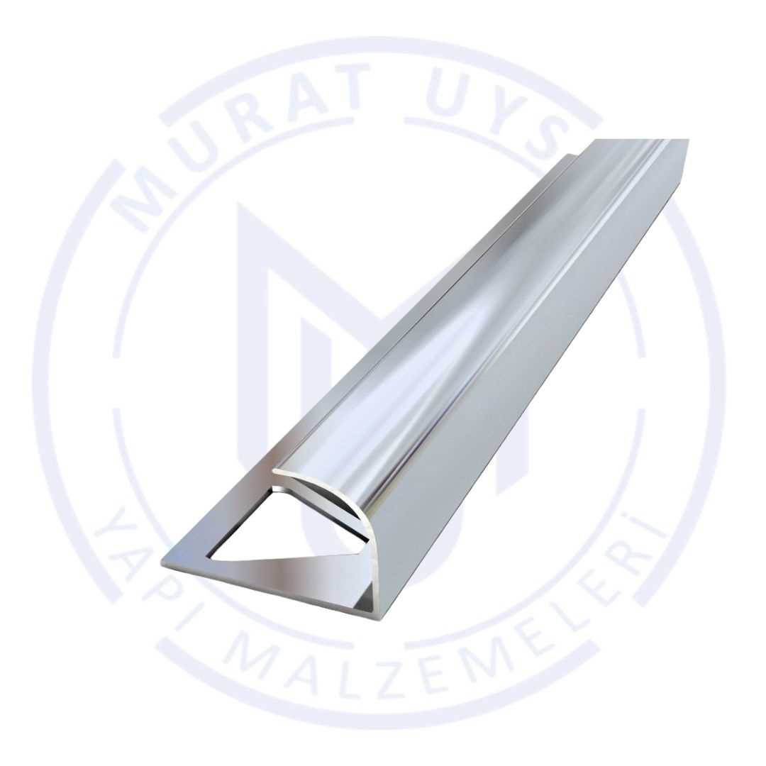 FAYANS PROFİLİ 12MM İÇ PARLAK BANTSIZ 1