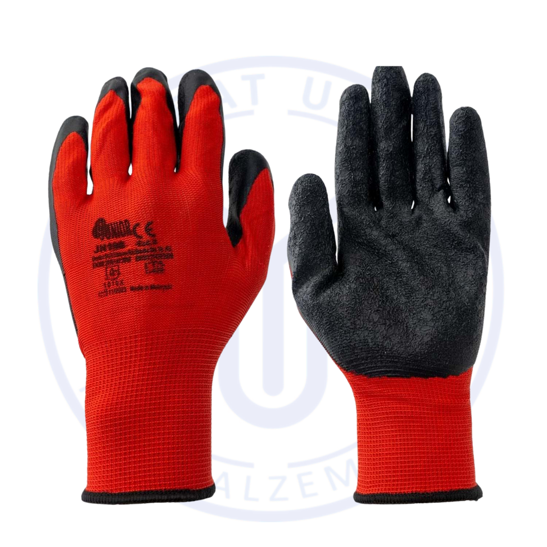 JUNİOR LATEX ELDİVEN KIRMIZI SİYAH NO:10 1