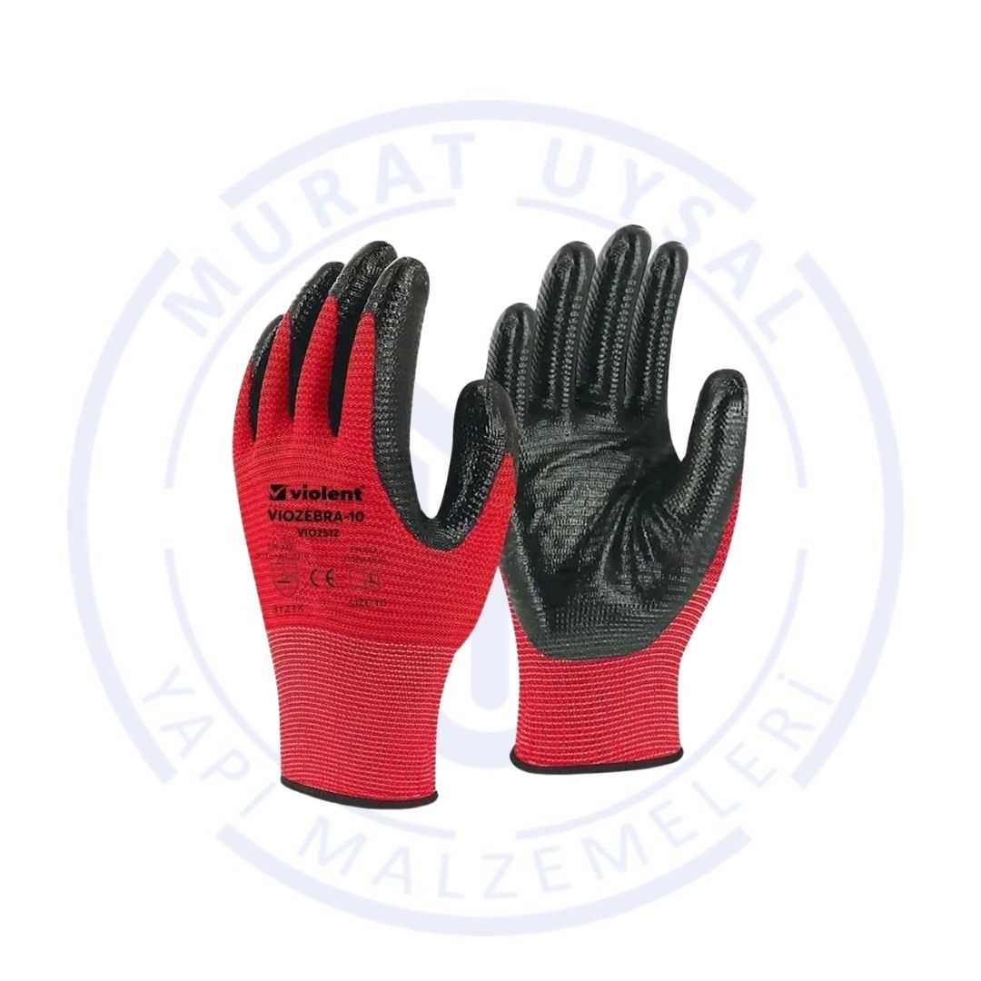 VİOLENT ELDİVEN ZEBRA KIRMIZI 10 NUMARA 1