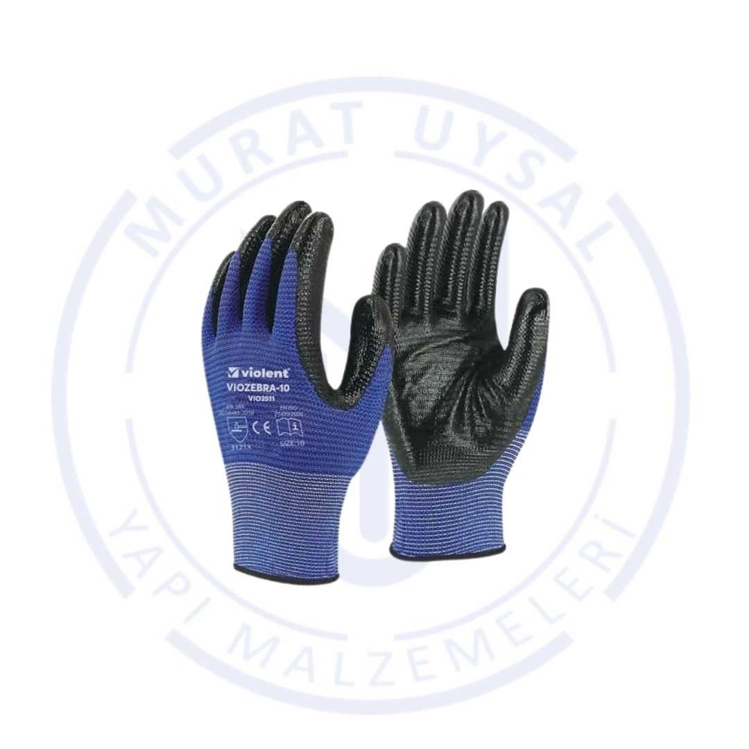 VİOLENT ELDİVEN ZEBRA MAVİ 10 NUMARA 1