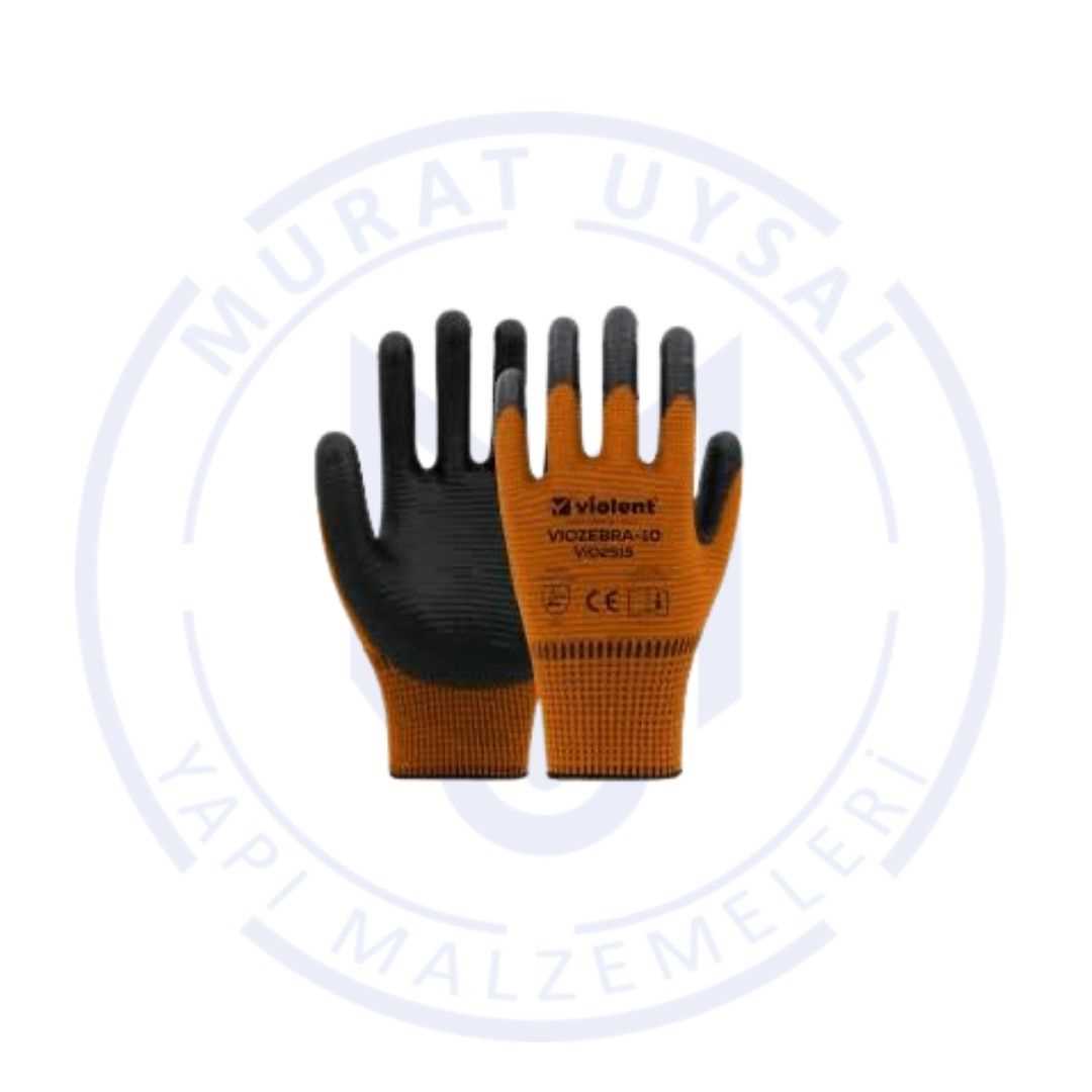 VİOLENT ELDİVEN ZEBRA TURUNCU 10 NUMARA 1