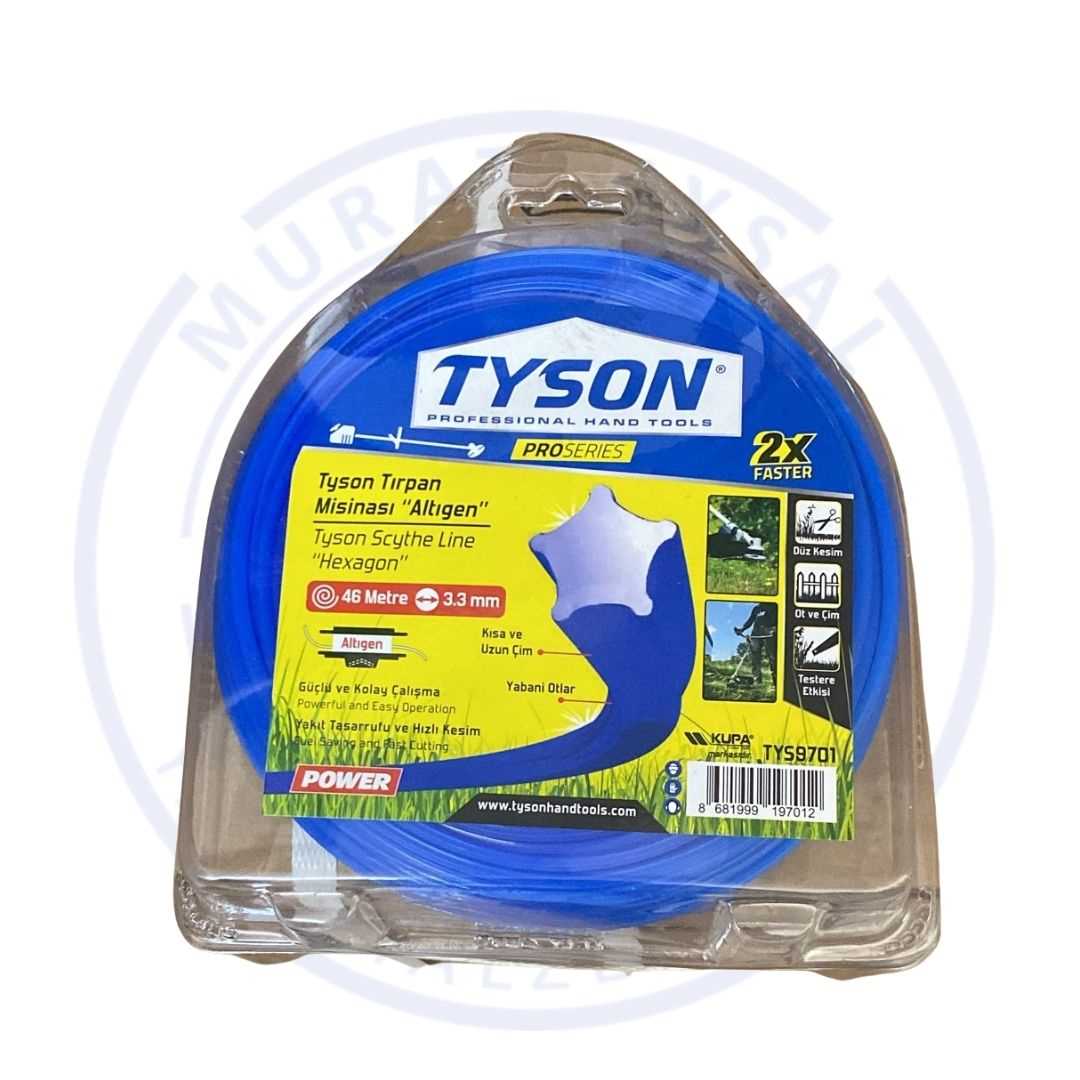TYSON TIRPAN MİSİNASI ALTIGEN 3,3MM*46MT 1