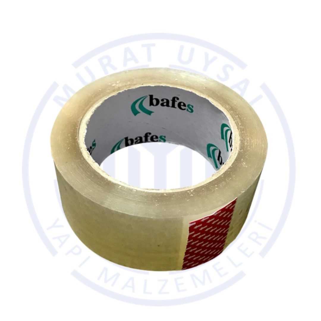 BAFES AKRİLİK KOLİ BANDI ŞEFFAF 45*100 MT 1