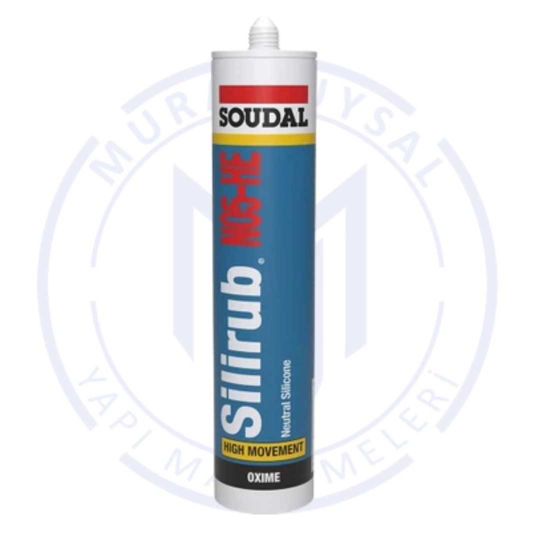 SOUDAL SİLİRUB NO-5HE  NÖTR SİLİKON BEYAZ  300 ML 1