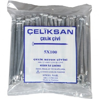 ÇELİK ÇİVİ YİVLİ BEYAZ 4 X 60 1