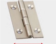 ALÜMİNYUM MENTEŞE DAR SABİT  25 MM SATEN 1