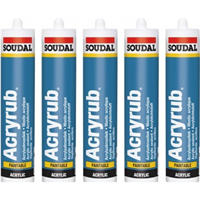 SOUDAL MASTİK BEYAZ 500 GRAM 1
