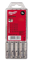 MİLWAUKEE SDS PLUS MATKAP UÇ SETİ 5 PARÇA MS2 SERİ 2 ELMAS 1