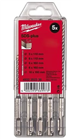 MİLWAUKEE SDS PLUS MATKAP UÇ SETİ 5 PARÇA MS2 SERİ 2 ELMAS 1