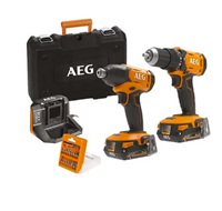 AEG PROFESYONEL SET 18V 2'Lİ SET 1