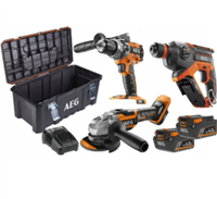 AEG AKÜLÜ 18V 3'LÜ SET 1