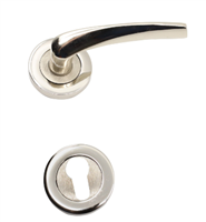 BURGAZ ROZETLİ KAPI KOLU NİKEL SATEN YALE 1