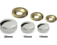 VİDA GİZLEME KAPAĞI 15 MM KROM 1