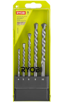 RYOBİ BETON MATKAP UÇ SETİ 5 PARÇA (4,5,6,8,10 MM) RAK05MD 1