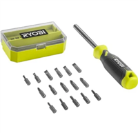 RYOBİ TORNAVİDALI VİDALAMA SETİ 17 PARÇA  RHSDM1701 1