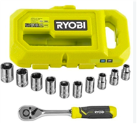 RYOBİ LOKMA SETİ CIRCIRLI 1/4 10 PARÇA  RHRS10PC 1