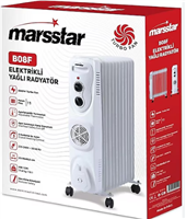 MARSSTAR B08F 11 DİLİM FANLI YAĞLI RADYATÖR 2500 W 1