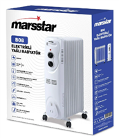 MARSSTAR B08 11 DİLİM YAĞLI RADYATÖR 2500 W 1