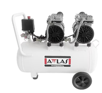 ATTLAS SESSİZ MONOFAZE KOMPRESÖR 50 LT 1,5 HP ÇİFT MOTOR 1