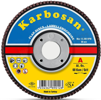KARBOSAN FLAP DİSK KONİK 40 KUM 115 X 22 1