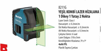 MAX EXTRA LAZER HİZALAMA 1 DİKEY 1 YATAY 2 NOKTA 1