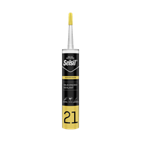 SELSİL SİLİKONİZE AKRİLİK MASTİK BEYAZ 450 GR. 1