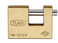 YUMA ASMA KİLİT KAYAR MİLLİ PİRİNÇ 70 MM 1