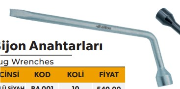 ELTOS BİJON ANAHTARI L 21 MM 1
