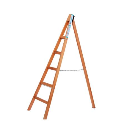 AHŞAP MEYVE TOPLAMA MERDİVEN 5 BASAMAKLI 200 CM 1