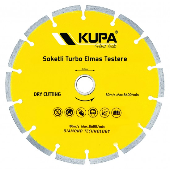 ELMAS TESTERE SEGMENTLİ 115 MM 1
