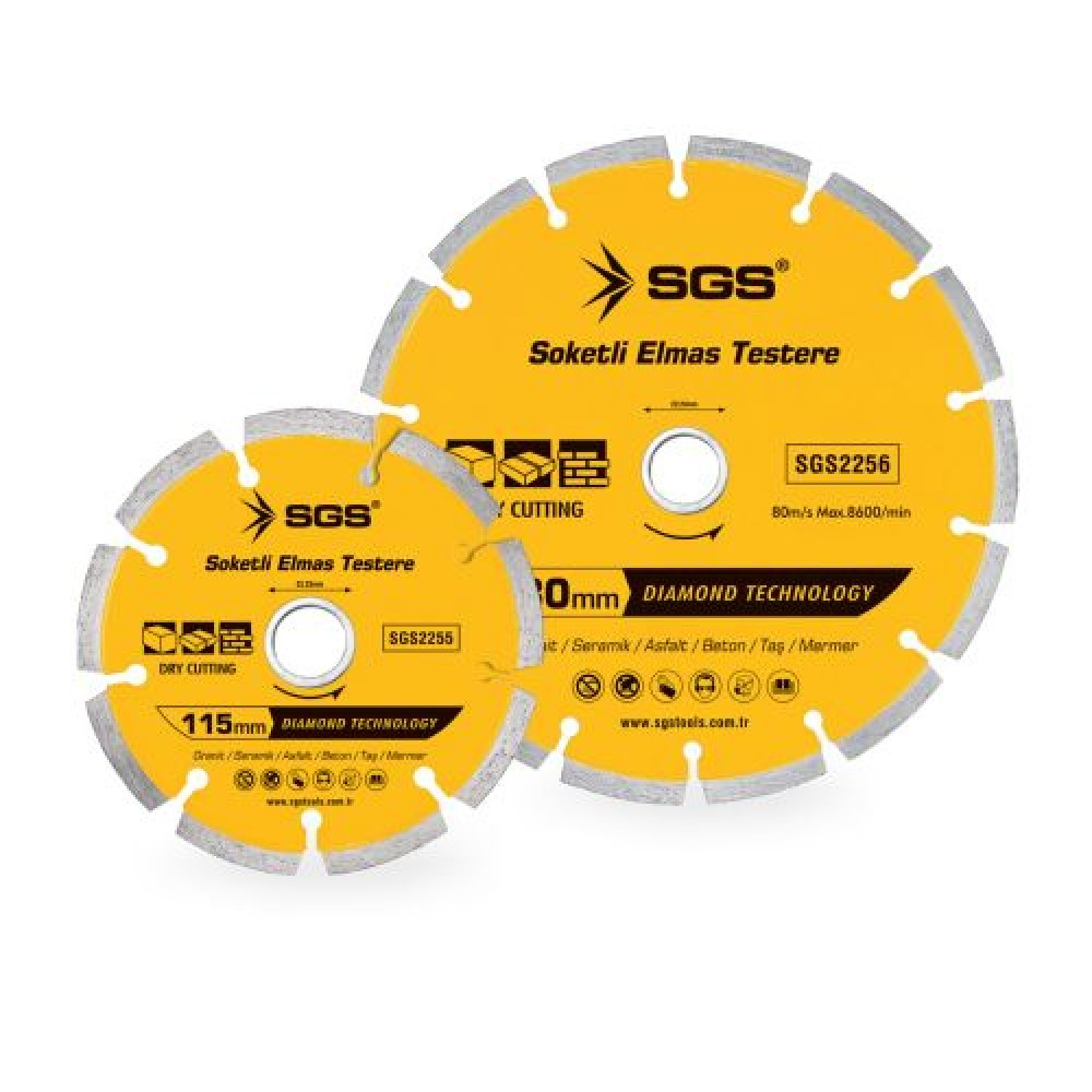 ELMAS TESTERE SEGMENTLİ 180 MM 1