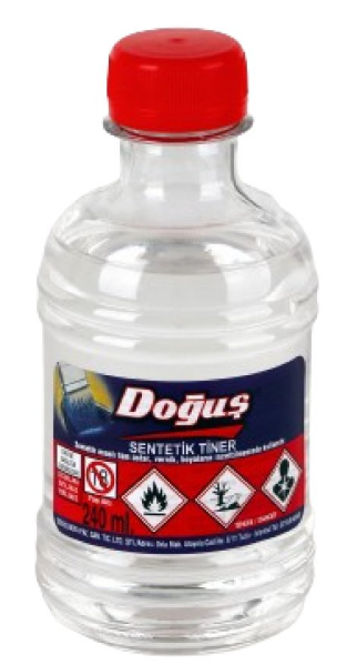 DOĞUŞ SENTETİK TİNER 1/2 ŞİŞE 0.240 LT 1