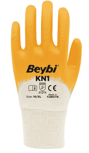 BEYBİ KN1 NİTRİL ELDİVEN SARI NO: 10 1