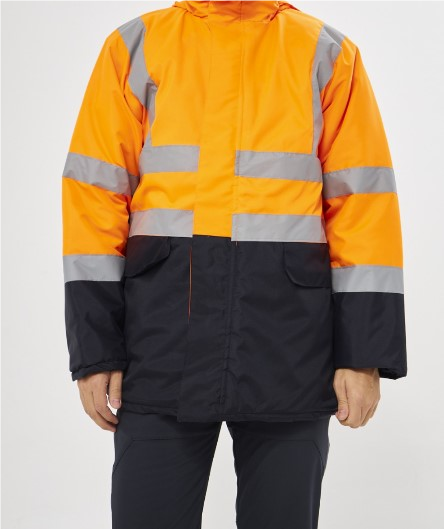 PARKA BONDİT İÇİ KAPİTONELİ XXL BEDEN TURUNCU 1