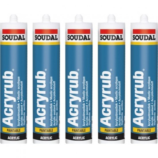 SOUDAL MASTİK BEYAZ 500 GRAM 1